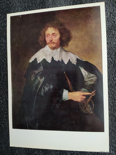 Открытка Антонис ван Дейк. 1599 – 1641. Портрет Томаса Чалонера. Конец 1630-х гг. Государственный Эрмитаж.