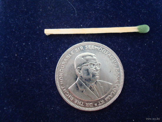 Монета 1 рупия, Маврикий, 2012 г.