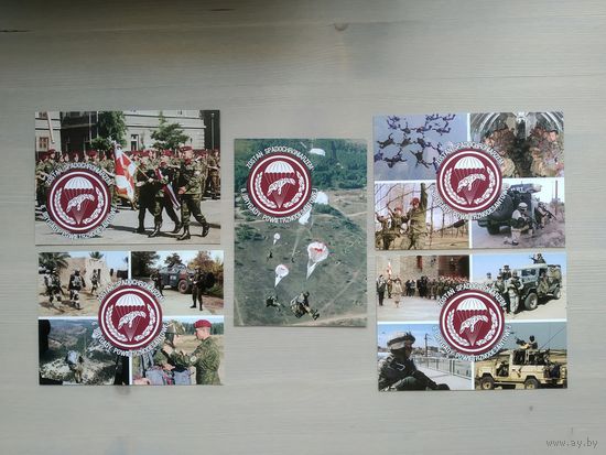 Комплект открыток 6 воздушно-десантной бригады Польши