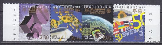 2006 Босния и Герцеговина Мостар 166-169strip Europa CEPT 10,00 евро