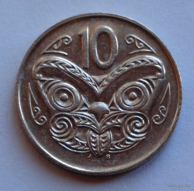 Новая Зеландия 10 центов. 1988