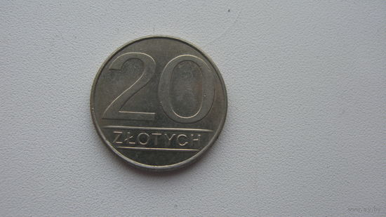. Польша 20 злотых 1986 г.