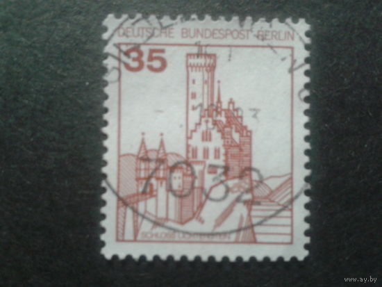 Берлин 1982 стандарт, замок Лихтенштейн Михель-0,4 евро гаш.