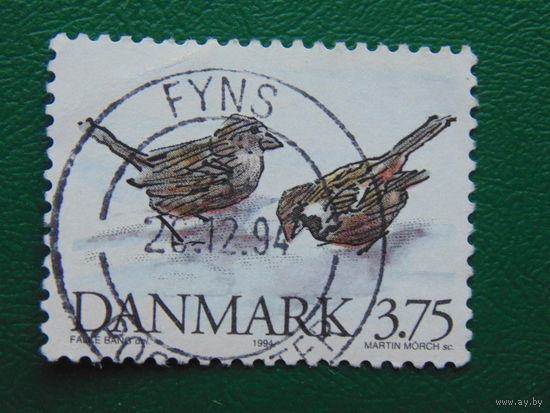 Дания 1994г. Птицы