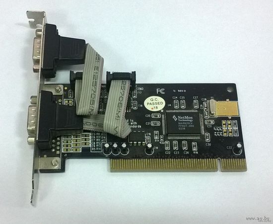COM-порт контроллер. pci-rs232. PCI-IO9835-2S-1. PCI 2xCOM