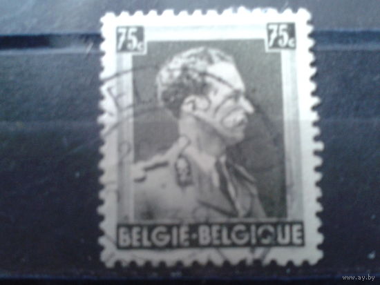 Бельгия 1938 Король Леопольд 3  75 сантимов