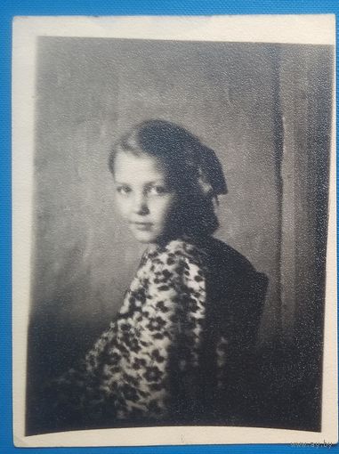 Фото девочки 1957 г. 6х9 см