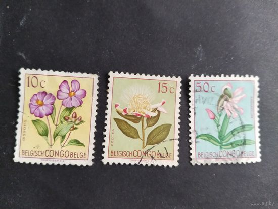 Бельгийское Конго  1952 3м цветы