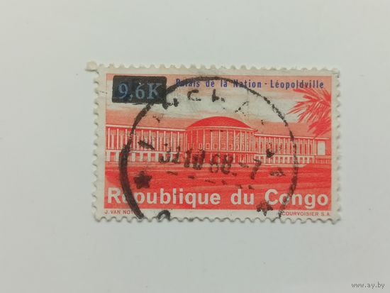 Конго 1968. Выпуски 1964 года с надбавкой новой стоимости