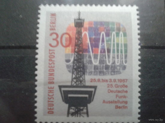 Берлин 1967 радиовыставка Михель-0,4 евро