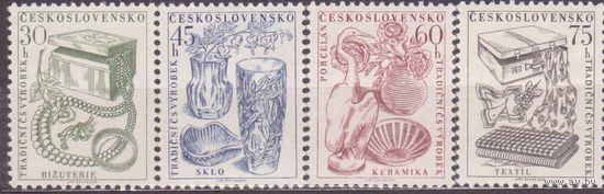 Чехословакия 1956 Чехословацкий экспорт Стекло Керамика Текстиль ** \\9