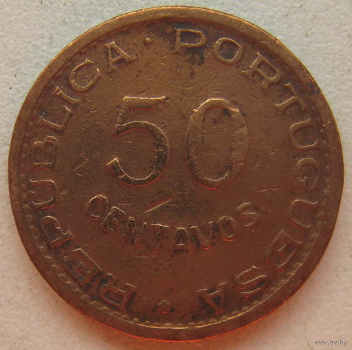 Ангола Португальская 50 сентаво 1953 г. (gl)