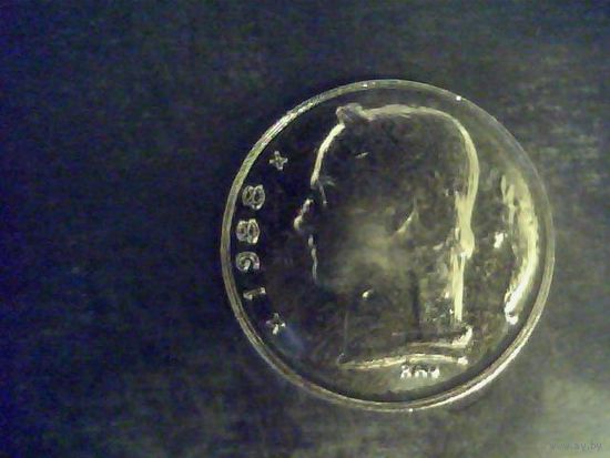 Монеты. Бельгия 1 Франк 1988.