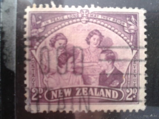 Новая Зеландия колония Англии 1946 Королевская семья