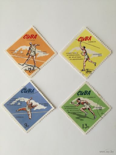 Куба 1965. 7 международные игры по атлетике.