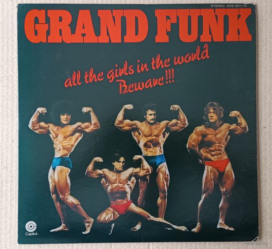 Grand Funk - All The Girls In The World Beware! (JAPAN LP 1974 плакат вставка)