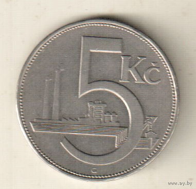 Чехословакия 5 крона 1938