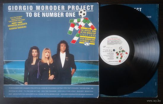 GIORGIO MORODER PROJECT - To Be Number One (GERMANY винил LP вставка)