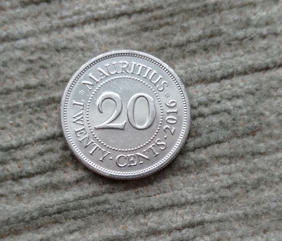 Werty71 Маврикий 20 центов 2016