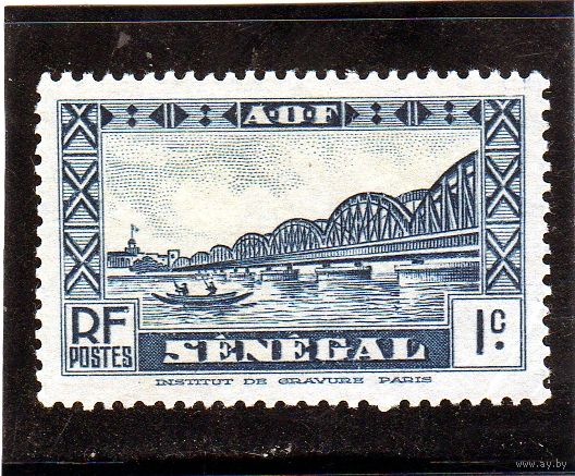 Сенегал. Ми-118. Мост Faidherbe. 1935.