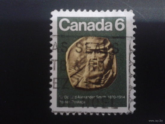Канада 1970 персона на медальоне