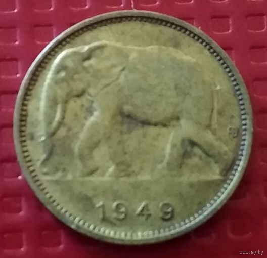 Бельгийское Конго 1 франк 1949 г. #50425