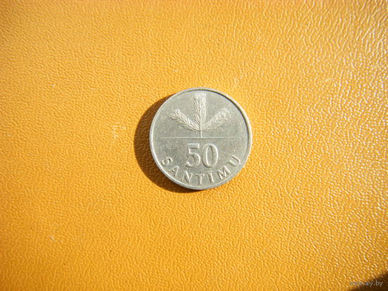 Латвия 50 сантимов 1992г.