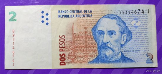 2 песо 2002 Аргентина