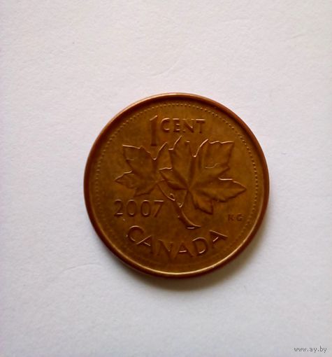 Канада 1 цент 2007 г