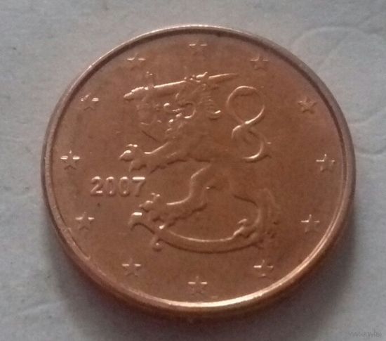 1 евроцент, Финляндия 2007 г.