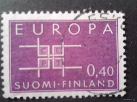 Финляндия 1963 Европа полная Mi-1,0 евро гаш.
