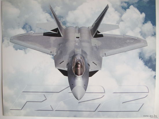 Фото многоцелевого истребителя пятого поколения F-22 Raptor