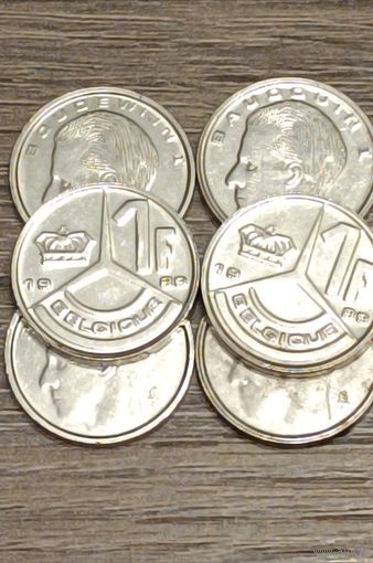 1 франк 1989 года Бельгия