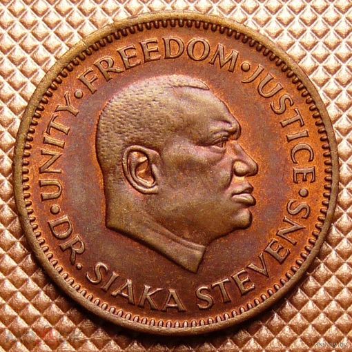Сьерра-Леоне 1/2 цента 1980 г UNC