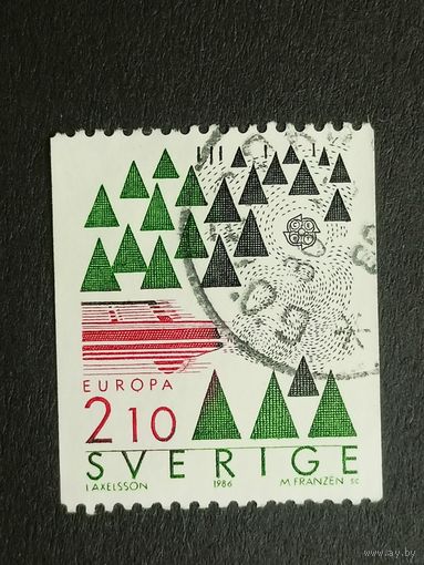 Швеция 1986. Марки ЕВРОПА - Охрана природы