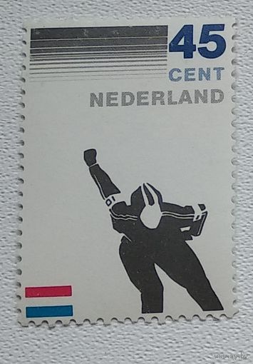 Нидерланды 1982 год 100-летие Союза конькобежцев Ч-8-2