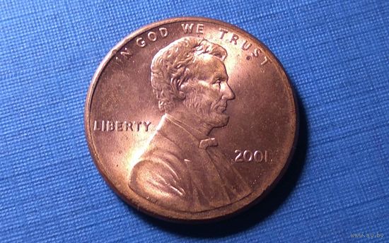 1 цент 2001. США.