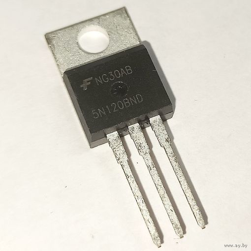 HGTG5N120BND. 1200 Вольт. 21 А. биполярные транзисторы с изолированным затвором IGBT. 5N120. 5N120BND Fairchild
