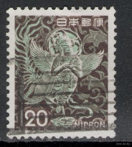 Япония 1972 Искусство. Мифология | Птицы | Религия | Храмы - Карёбинга из храма Тюсон (Мi JP 1147)