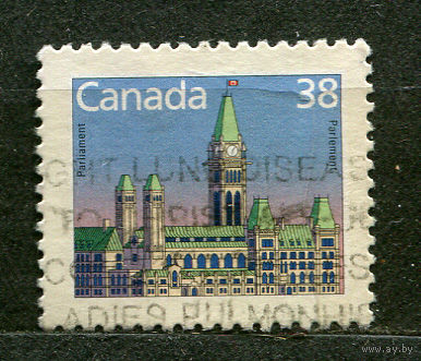 Здание парламента в Оттаве. Канада. 1989