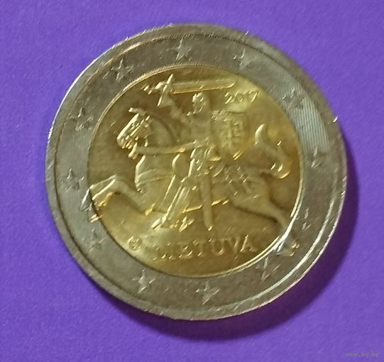 2 евро 2017 г Литва
