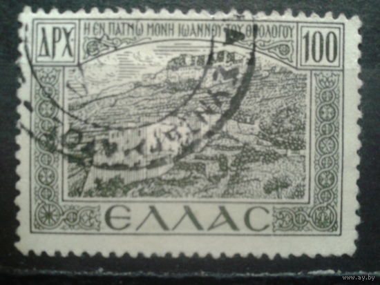Греция 1947 Монастырь на о-ве Патмос