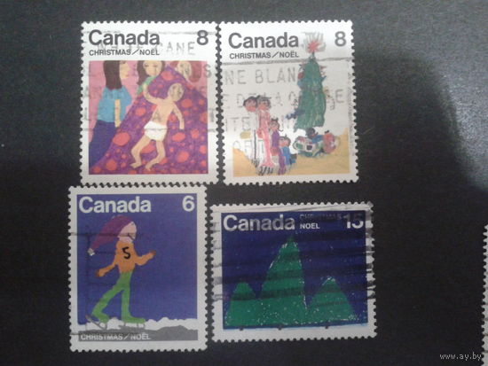 Канада 1975 Рождество, рисунки детей