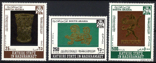 1968 Султанат Катири в Хадрамауте. Золото