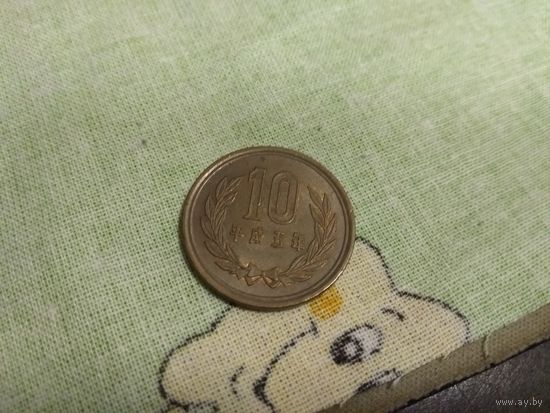 Япония 10 йен, 1989-2019 14