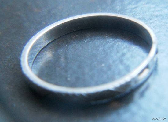 Кольцо, серебро. 16 размер
