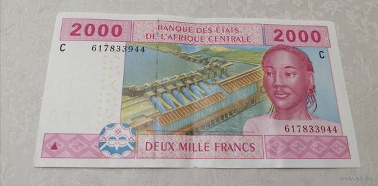 Чад. 2000 франков  BEAC.