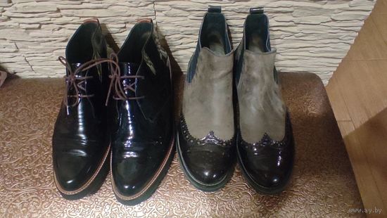 Фирм обувь Paul Green: Челси и оксфорды на 38-39 размер. Классическая австрийская обувь для женщин высокого качества и мастерства. Качественная и стильная обувь