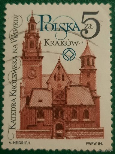 Польша 1984. Архитектура. Краков. Katedra krolewska na Wawelv