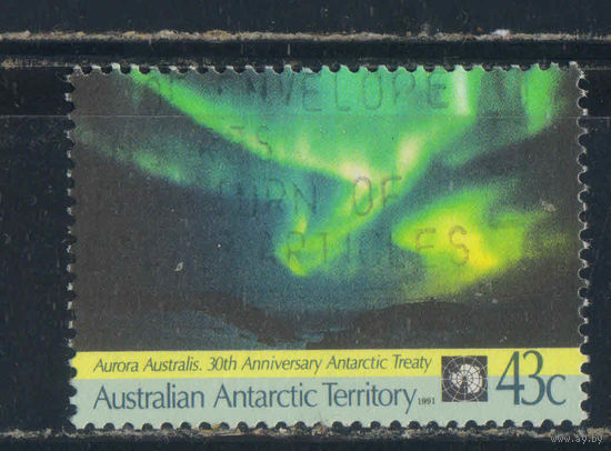 Австралийская антарктическая теpритория 1991 30 летие Договор об Антарктике Северное сияние #88